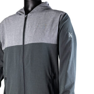 7 Diamonds Zip Up Charcoal Jacket